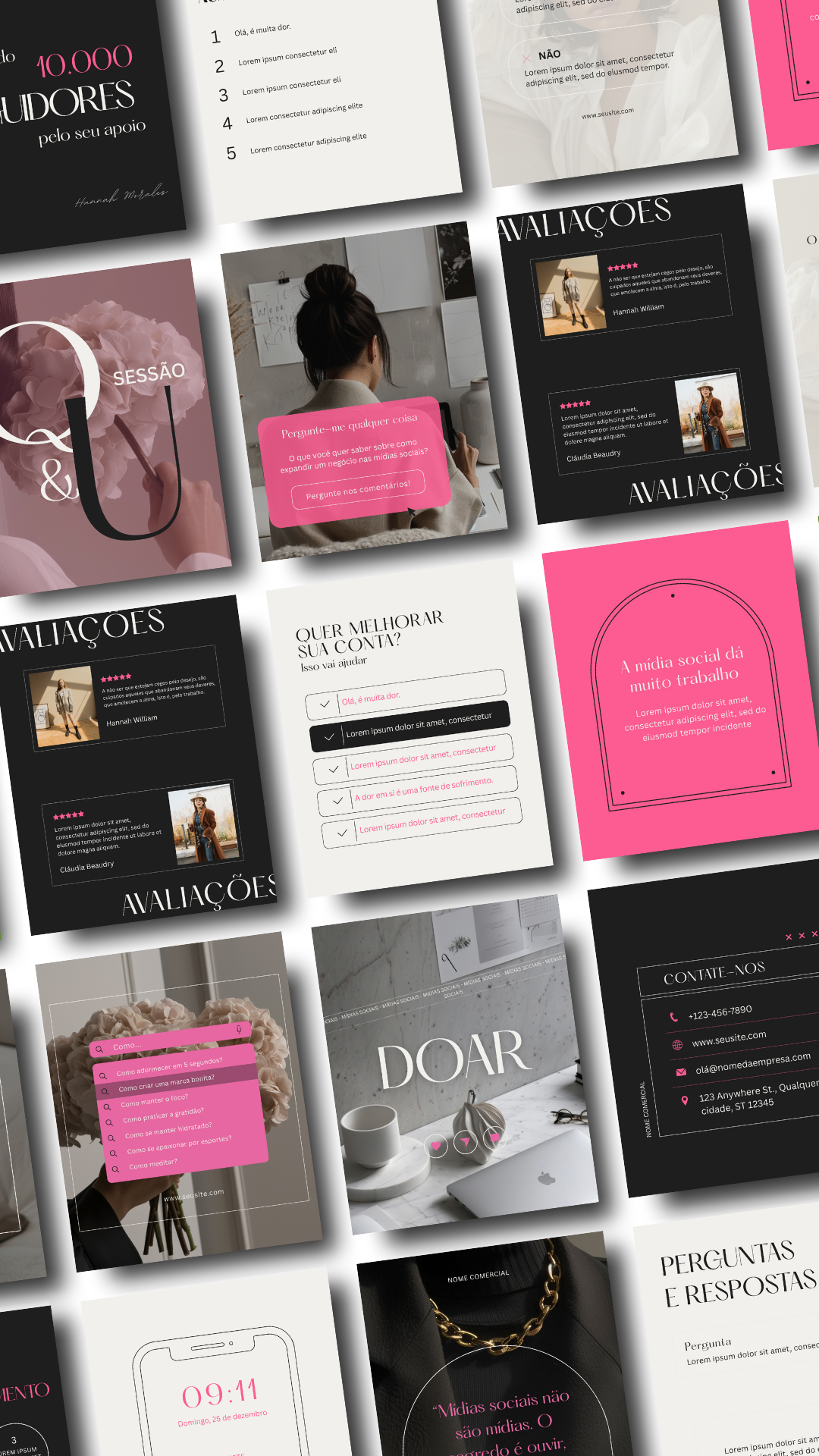 Stories mockup layout fotos minimalista para empreededora (3)