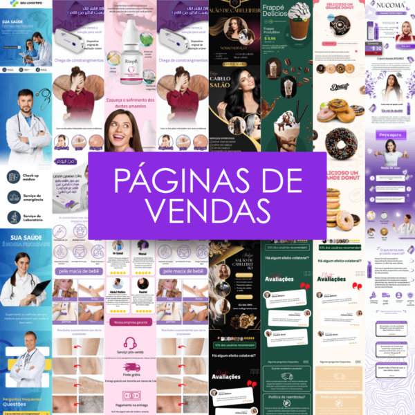+190 Páginas de Vendas Profissionais
