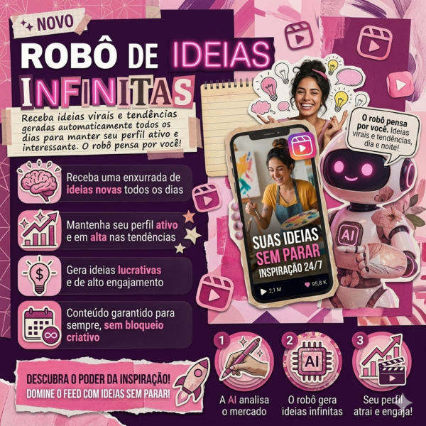Robô de ideias infinitas
